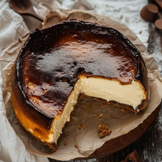 A slice of cake on a plate.