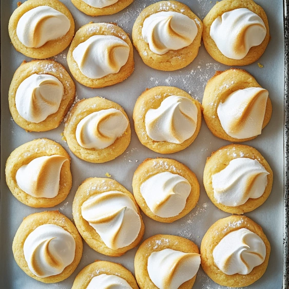 A tray of cookies with white frosting.
