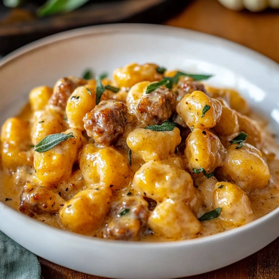 A bowl of pasta with meat and cheese.