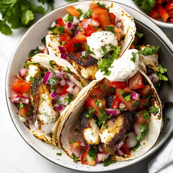 A bowl of food with tomatoes and onions.