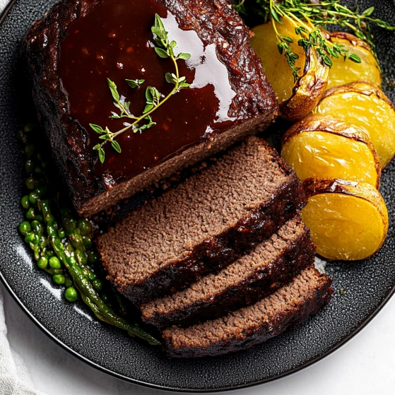 A plate of food with meat and potatoes.