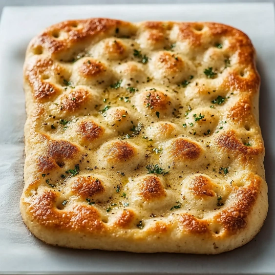 A piece of bread with sesame seeds on top.