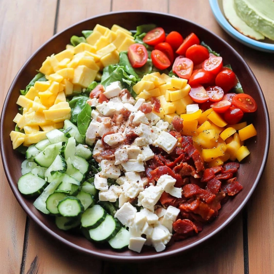 A bowl of fruit and vegetables.