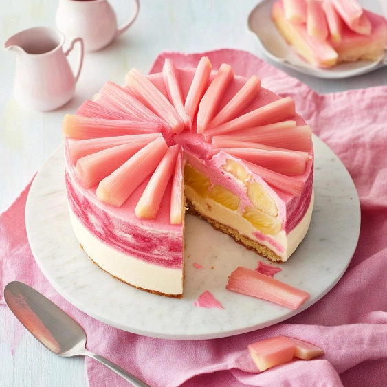 A slice of cake on a plate.