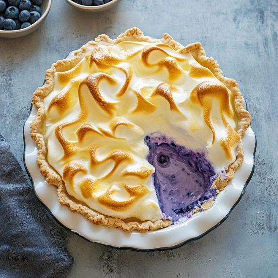 A pie with a slice missing.