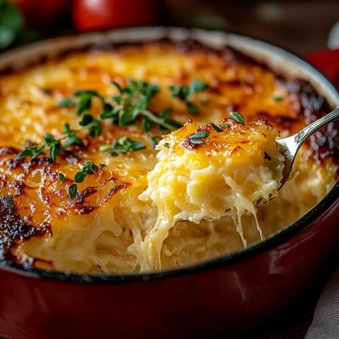A bowl of food with a spoon in it.