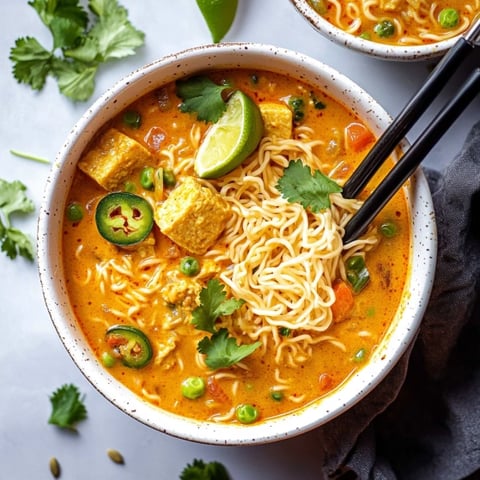 A bowl of noodles with vegetables and lime.