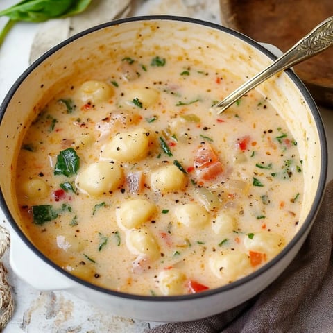 A bowl of soup with vegetables and a spoon.